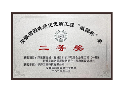 锦州荣获2025“徽园杯”奖二等奖